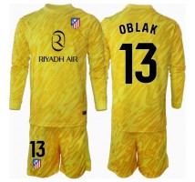 Atletico Madrid Jan Oblak #13 Bramkarskie Koszulka Trzecia dzieci 2024-25 Długi Rękaw (+ krótkie spodenki)