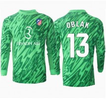 Atletico Madrid Jan Oblak #13 Bramkarskie Koszulka Wyjazdowa 2024-25 Długi Rękaw