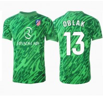 Atletico Madrid Jan Oblak #13 Bramkarskie Koszulka Wyjazdowa 2024-25 Krótki Rękaw
