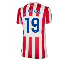 Atletico Madrid Julian Alvarez #19 Koszulka Podstawowa damskie 2025-26 Krótki Rękaw