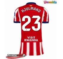 Atletico Madrid Morten Hjulmand #23 Koszulka Podstawowa damskie 2026-27 Krótki Rękaw
