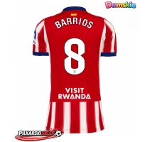 Atletico Madrid Pablo Barrios #8 Koszulka Podstawowa damskie 2026-27 Krótki Rękaw
