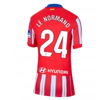 Atletico Madrid Robin Le Normand #24 Koszulka Podstawowa damskie 2024-25 Krótki Rękaw