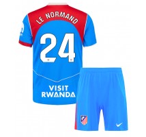 Atletico Madrid Robin Le Normand #24 Koszulka Trzecia dzieci 2025-26 Krótki Rękaw (+ krótkie spodenki) Atletico Madrid Robin Le Normand #24 Koszulka Trzecia dzieci 2025-26 Krótki Rękaw (+ krótkie spodenki)