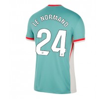 Atletico Madrid Robin Le Normand #24 Koszulka Wyjazdowa 2024-25 Krótki Rękaw
