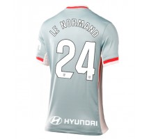 Atletico Madrid Robin Le Normand #24 Koszulka Wyjazdowa damskie 2024-25 Krótki Rękaw