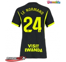 Atletico Madrid Robin Le Normand #24 Koszulka Wyjazdowa damskie 2026-27 Krótki Rękaw