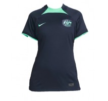 Australija Koszulka Wyjazdowa damskie MŚ 2022 Krótki Rękaw