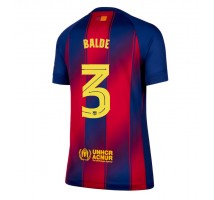 Barcelona Alejandro Balde #3 Koszulka Podstawowa damskie 2025-26 Krótki Rękaw