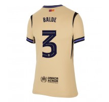 Barcelona Alejandro Balde #3 Koszulka Wyjazdowa damskie 2025-26 Krótki Rękaw