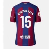 Barcelona Andreas Christensen #15 Koszulka Podstawowa damskie 2023-24 Krótki Rękaw