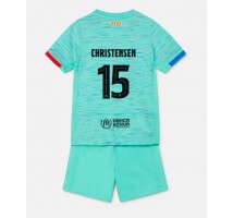 Barcelona Andreas Christensen #15 Koszulka Trzecia dzieci 2023-24 Krótki Rękaw (+ krótkie spodenki)