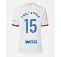 Barcelona Andreas Christensen #15 Koszulka Wyjazdowa 2023-24 Krótki Rękaw