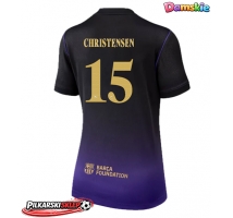 Barcelona Andreas Christensen #15 Koszulka Wyjazdowa damskie 2026-27 Krótki Rękaw