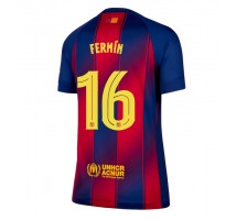 Barcelona Fermin Lopez #16 Koszulka Podstawowa damskie 2025-26 Krótki Rękaw