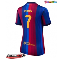 Barcelona Fermin Lopez #7 Koszulka Podstawowa damskie 2026-27 Krótki Rękaw