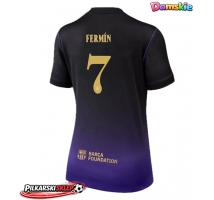 Barcelona Fermin Lopez #7 Koszulka Wyjazdowa damskie 2026-27 Krótki Rękaw