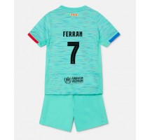 Barcelona Ferran Torres #7 Koszulka Trzecia dzieci 2023-24 Krótki Rękaw (+ krótkie spodenki)
