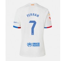 Barcelona Ferran Torres #7 Koszulka Wyjazdowa 2023-24 Krótki Rękaw