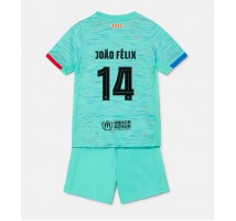 Barcelona Joao Felix #14 Koszulka Trzecia dzieci 2023-24 Krótki Rękaw (+ krótkie spodenki)