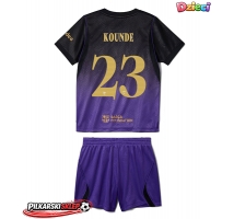 Barcelona Jules Kounde #23 Koszulka Wyjazdowa dzieci 2026-27 Krótki Rękaw (+ krótkie spodenki)
