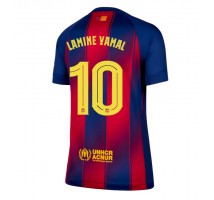 Barcelona Lamine Yamal #10 Koszulka Podstawowa damskie 2025-26 Krótki Rękaw