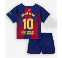 Barcelona Lamine Yamal #10 Koszulka Podstawowa dzieci 2025-26 Krótki Rękaw (+ krótkie spodenki)
