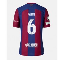 Barcelona Paez Gavi #6 Koszulka Podstawowa 2023-24 Krótki Rękaw