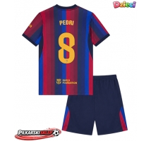Barcelona Pedri Gonzalez #8 Koszulka Podstawowa dzieci 2026-27 Krótki Rękaw (+ krótkie spodenki)
