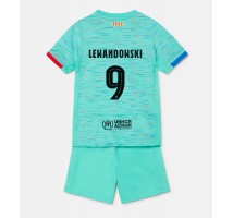 Barcelona Robert Lewandowski #9 Koszulka Trzecia dzieci 2023-24 Krótki Rękaw (+ krótkie spodenki)