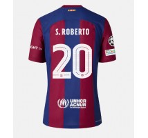 Barcelona Sergi Roberto #20 Koszulka Podstawowa 2023-24 Krótki Rękaw