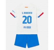 Barcelona Sergi Roberto #20 Koszulka Wyjazdowa dzieci 2023-24 Krótki Rękaw (+ krótkie spodenki)