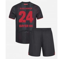 Bayer Leverkusen Aleix Garcia #24 Koszulka Podstawowa dzieci 2025-26 Krótki Rękaw (+ krótkie spodenki)