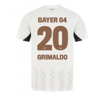 Bayer Leverkusen Alejandro Grimaldo #20 Koszulka Wyjazdowa 2024-25 Krótki Rękaw