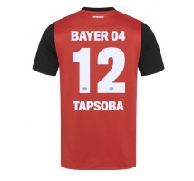 Bayer Leverkusen Edmond Tapsoba #12 Koszulka Podstawowa 2024-25 Krótki Rękaw
