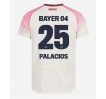 Bayer Leverkusen Exequiel Palacios #25 Koszulka Wyjazdowa 2025-26 Krótki Rękaw