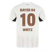 Bayer Leverkusen Florian Wirtz #10 Koszulka Wyjazdowa 2024-25 Krótki Rękaw