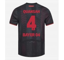 Bayer Leverkusen Jarell Quansah #4 Koszulka Podstawowa 2025-26 Krótki Rękaw