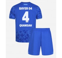 Bayer Leverkusen Jarell Quansah #4 Koszulka Trzecia dzieci 2025-26 Krótki Rękaw (+ krótkie spodenki)