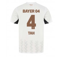 Bayer Leverkusen Jonathan Tah #4 Koszulka Wyjazdowa 2024-25 Krótki Rękaw