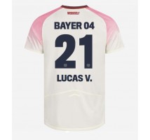 Bayer Leverkusen Lucas Vazquez #21 Koszulka Wyjazdowa 2025-26 Krótki Rękaw