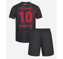 Bayer Leverkusen Malik Tillman #10 Koszulka Podstawowa dzieci 2025-26 Krótki Rękaw (+ krótkie spodenki)