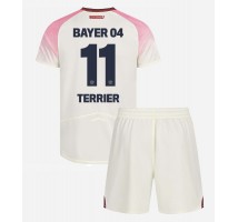 Bayer Leverkusen Martin Terrier #11 Koszulka Wyjazdowa dzieci 2025-26 Krótki Rękaw (+ krótkie spodenki)