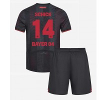 Bayer Leverkusen Patrik Schick #14 Koszulka Podstawowa dzieci 2025-26 Krótki Rękaw (+ krótkie spodenki)