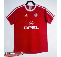 Bayern Munich 2001-2002 UEFA Koszulka Retro Podstawowa Krótki Rękaw