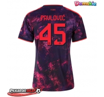 Bayern Munich Aleksandar Pavlovic #45 Koszulka Trzecia damskie 2026-27 Krótki Rękaw