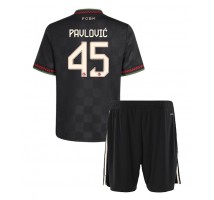 Bayern Munich Aleksandar Pavlovic #45 Koszulka Trzecia dzieci 2025-26 Krótki Rękaw (+ krótkie spodenki)
