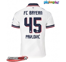 Bayern Munich Aleksandar Pavlovic #45 Koszulka Wyjazdowa 2026-27 Krótki Rękaw