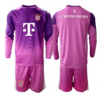 Bayern Munich Bramkarskie Koszulka Trzecia dzieci 2025-26 Długi Rękaw (+ krótkie spodenki)