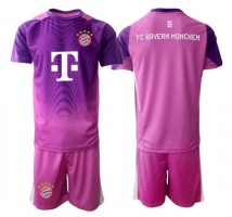Bayern Munich Bramkarskie Koszulka Trzecia dzieci 2025-26 Krótki Rękaw (+ krótkie spodenki)
